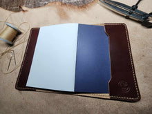 Load image into Gallery viewer, Leather Journal & Handstitched Journal Blank