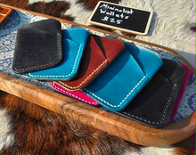 Load image into Gallery viewer, Minimalist Leather Card Wallet