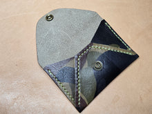 Load image into Gallery viewer, Minimalist Leather Card Envelope Wallet