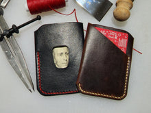 Load image into Gallery viewer, Minimalist Leather Card Wallet