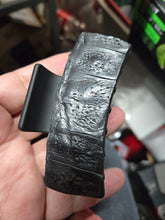 Load image into Gallery viewer, Caiman (Gator) Leather Hair Clips
