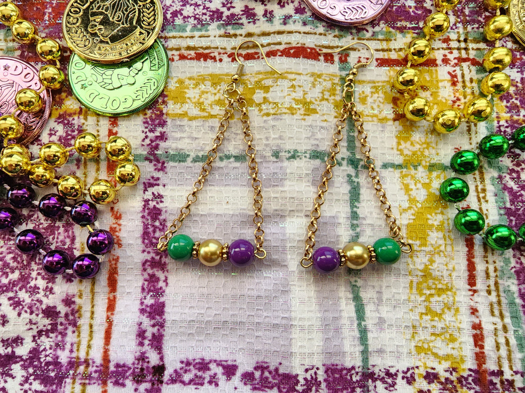 Mardi Gras Dangle Beads